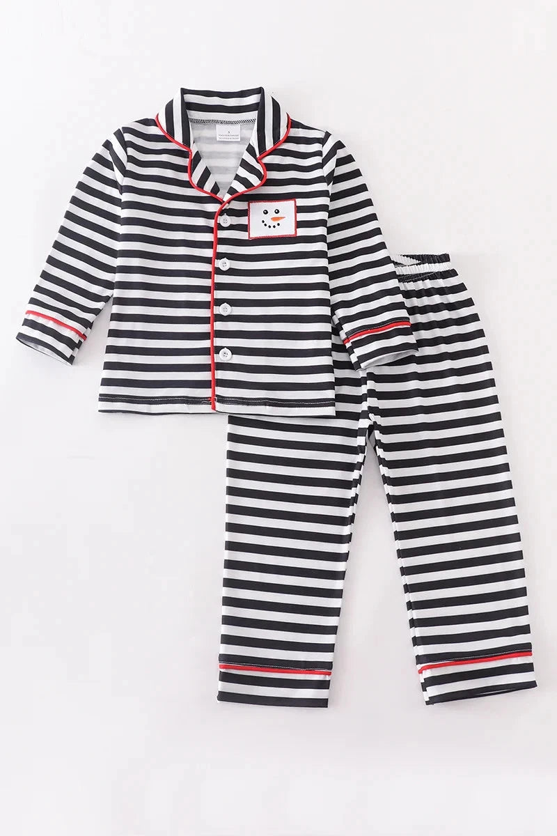 Boutique Boys Snowman Pajama Set Size 5