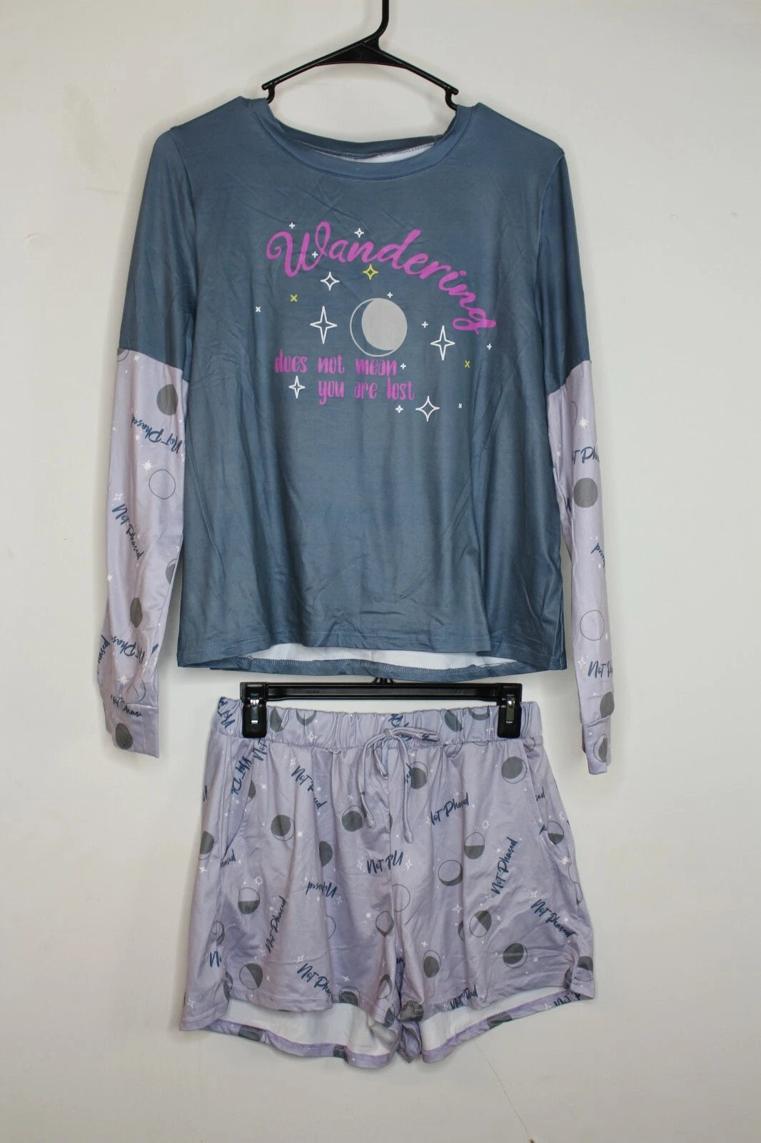 Girl's Love @ First Sight 2 Piece PJ Set Multicolor L