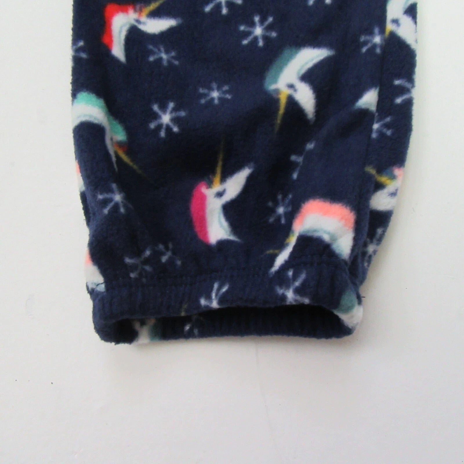 Cat & Jack Girls Size M 7-8 Unicorn Hooded Sweatshirt Pajama Pants Sleepwear Set