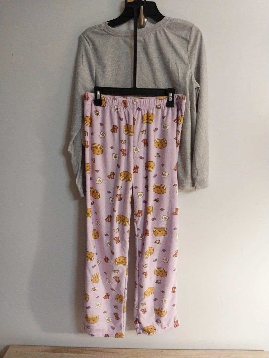 Girls Large (10-12) LS 2PC Sleep Set Pancake Theme