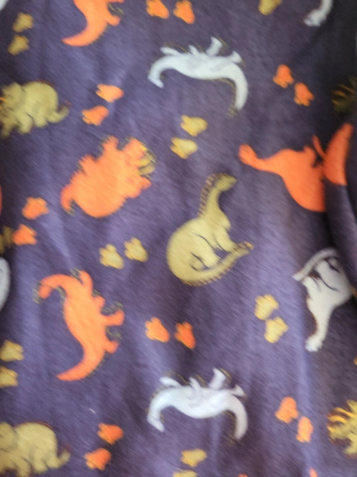 Confetti Kid Pajama 2 Piece Set Dinosaurs 3T Navy with Orange, Blue & Green Dino