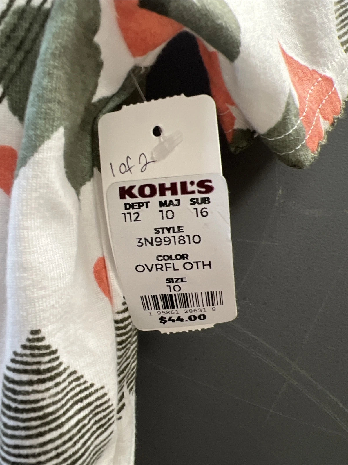 Carters Girls White Multicolored Heart Pajama Set Sz 10/10A NWT