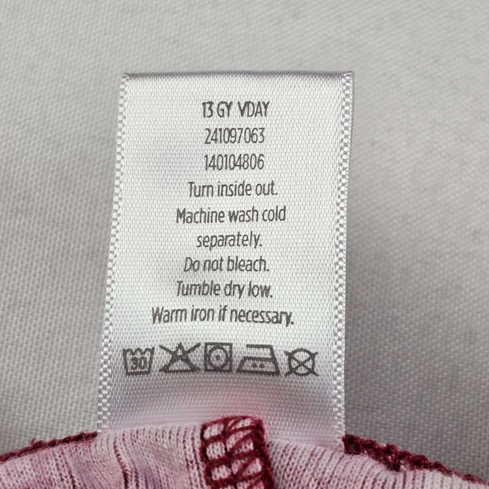 Gymboree Little Girls Size 7 Snug Fit Pajamas Red Pink Hearts Top Bottoms Cotton