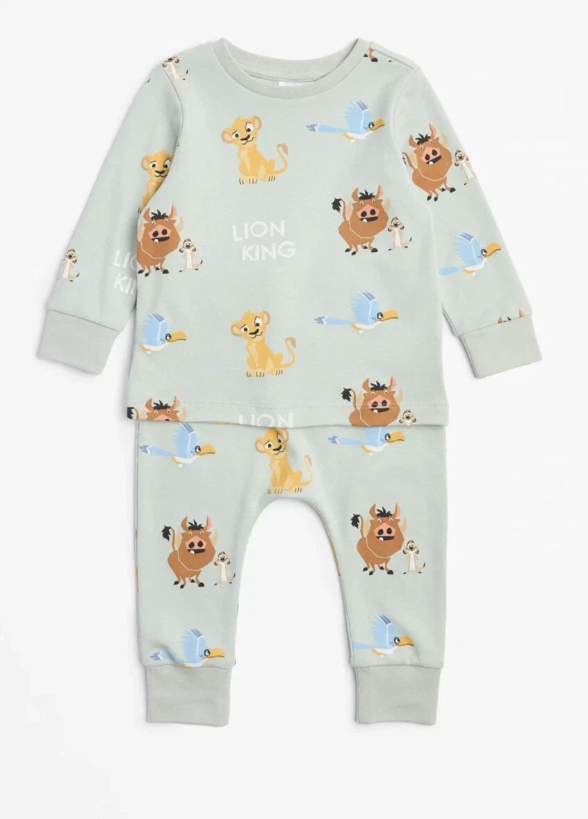 Boys Girls size 2 Green DISNEY LION KING pyjamas Cotton Target NEW A614