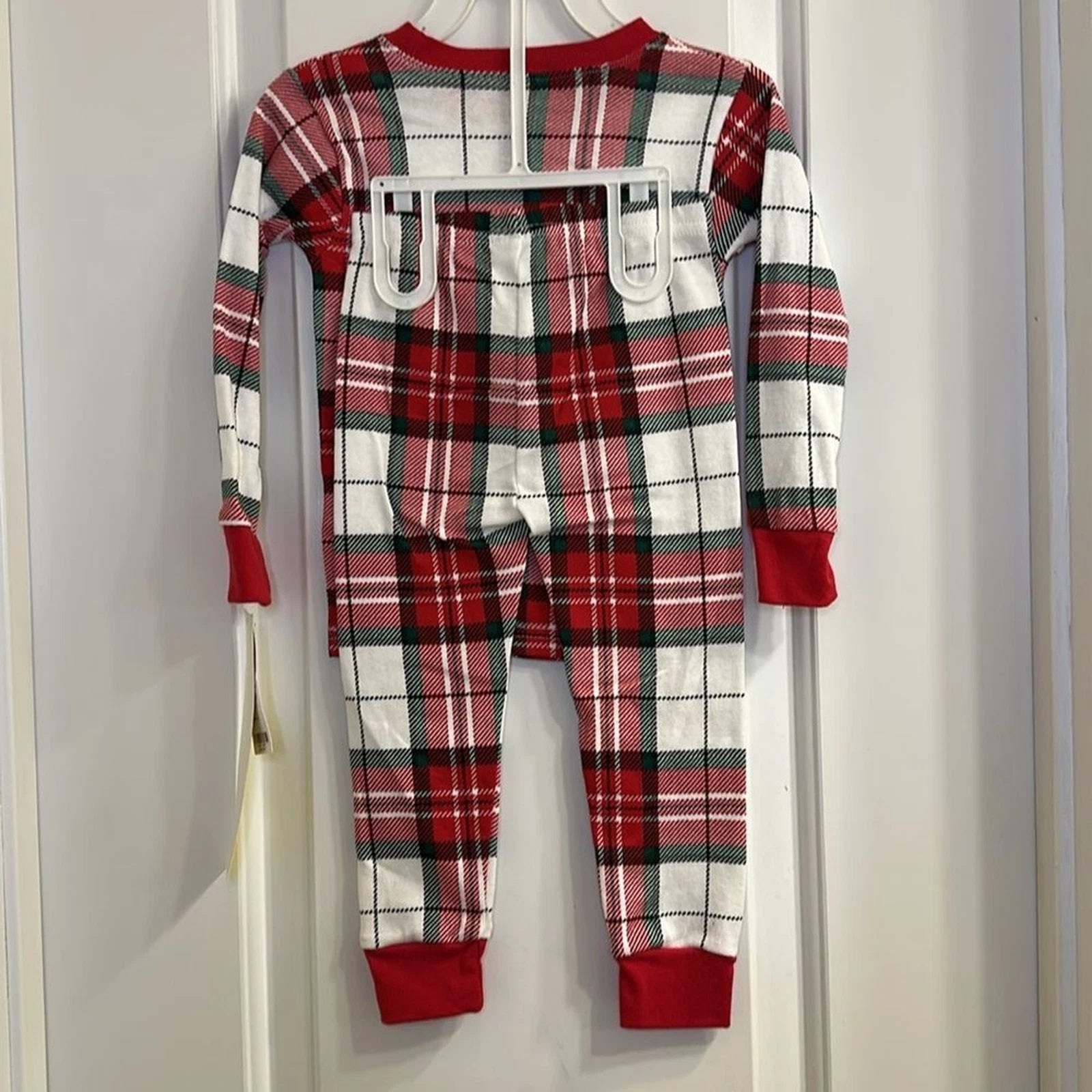 Carter’s Holiday Plaid Cotton PJ Pajama Set Toddler NEW Size 2T Unisex