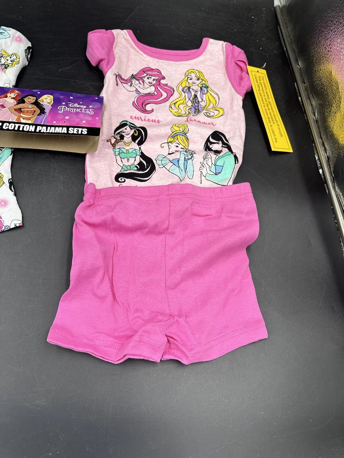 disney princess 2 cotton pajama set ame 24 month
