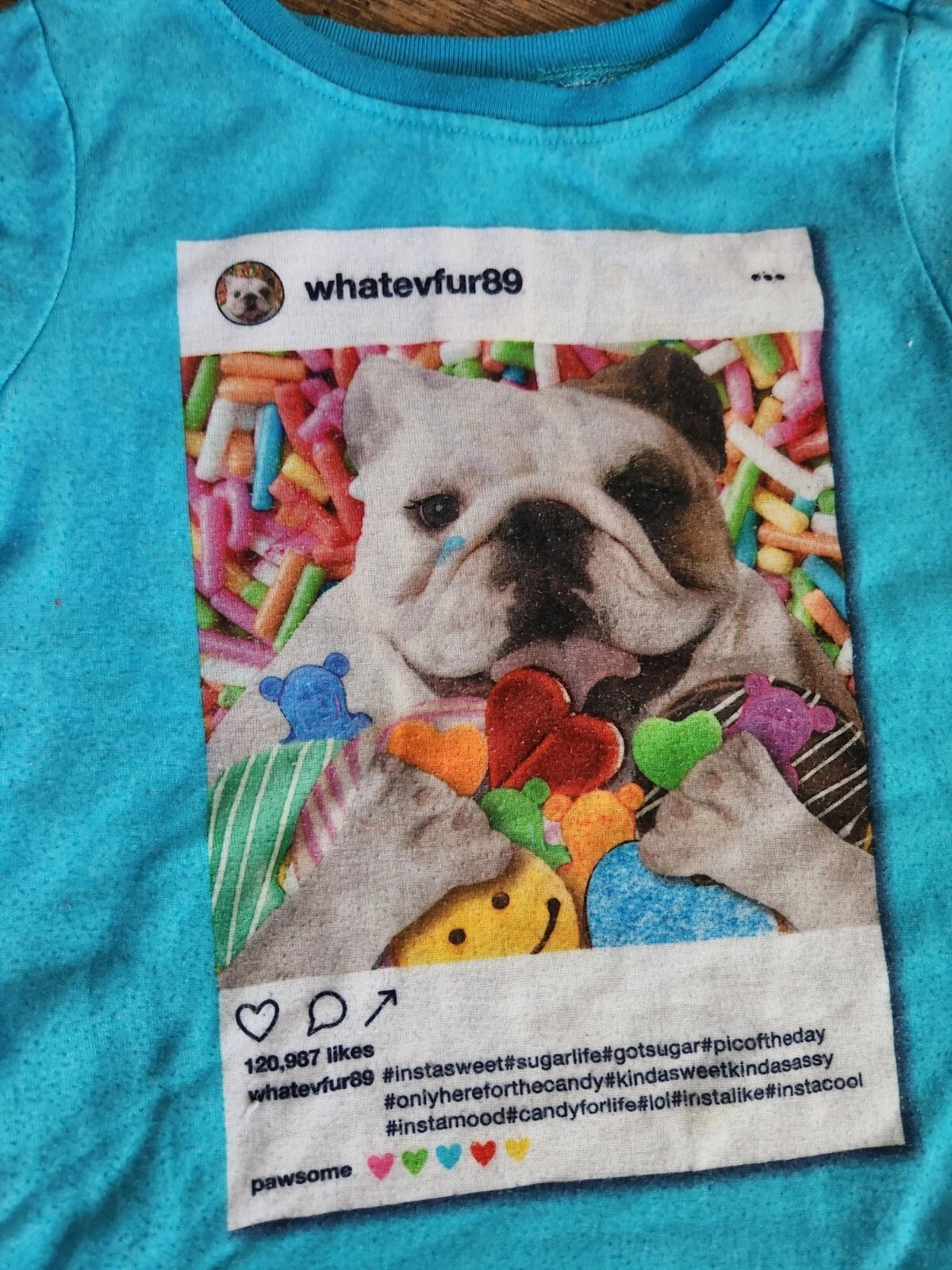 Children's Place Girls XS 4 Fun Dog Pajama Set