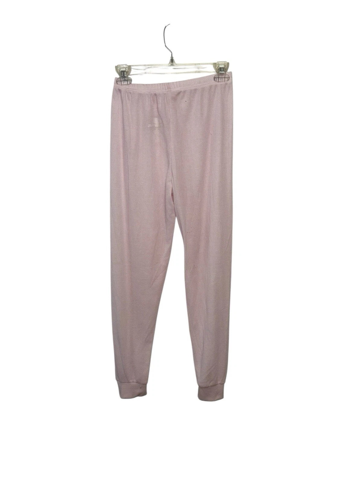 Children's Size Large Mossy Oak Pajama Set Pink Thermal Thin Long Sleeve