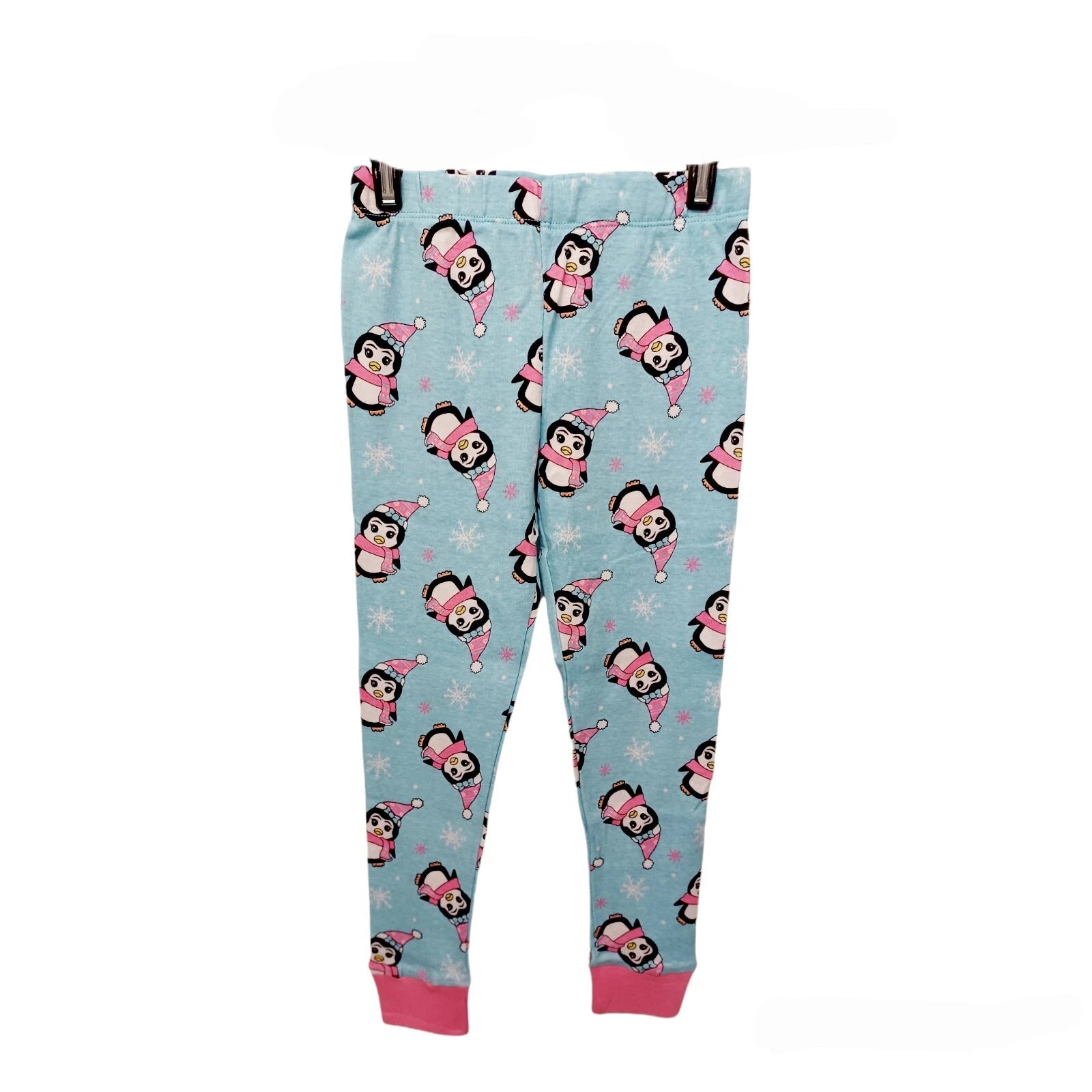 Fish Flops Girls Penguin Knit Pajama Set-5 w/Penguin Cozy Socks
