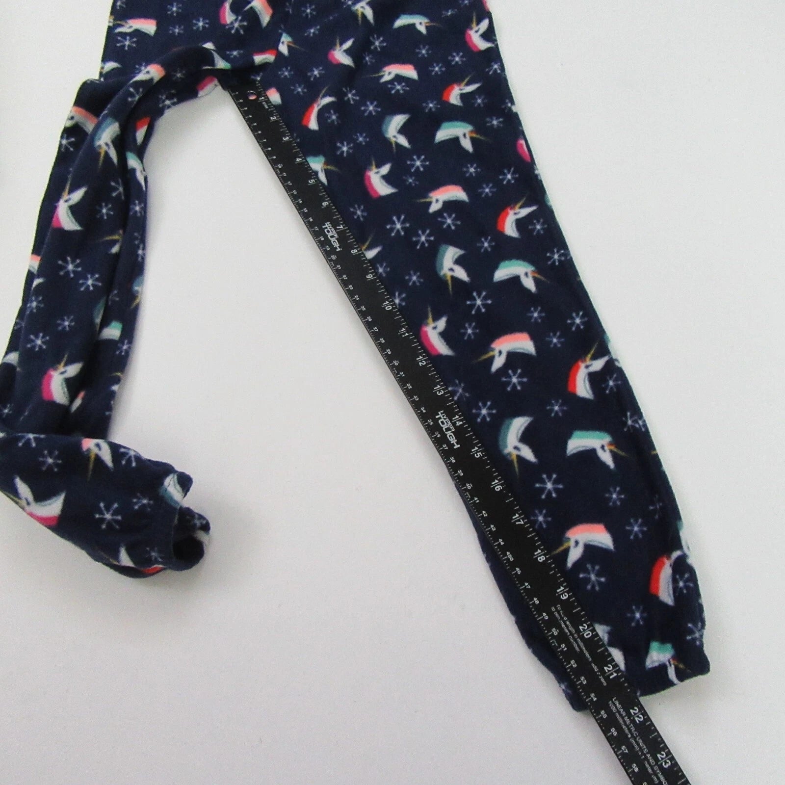 Cat & Jack Girls Size M 7-8 Unicorn Hooded Sweatshirt Pajama Pants Sleepwear Set