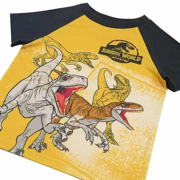 AME Kids' Jurrasic World 3-Piece Pajama Set, Multi, 2T