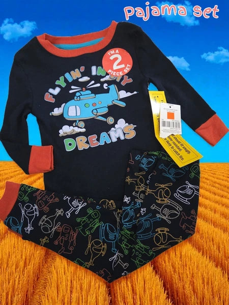 Flyin' In My Dreams 2pc Pajama Set Boys 4T