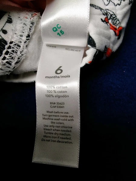 Carters Boys 4 Pcs Pajama Set 6 Months White/Navy/Gray Pirate 6 Months (652)