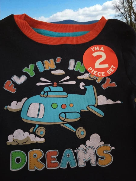 Flyin' In My Dreams 2pc Pajama Set Boys 4T