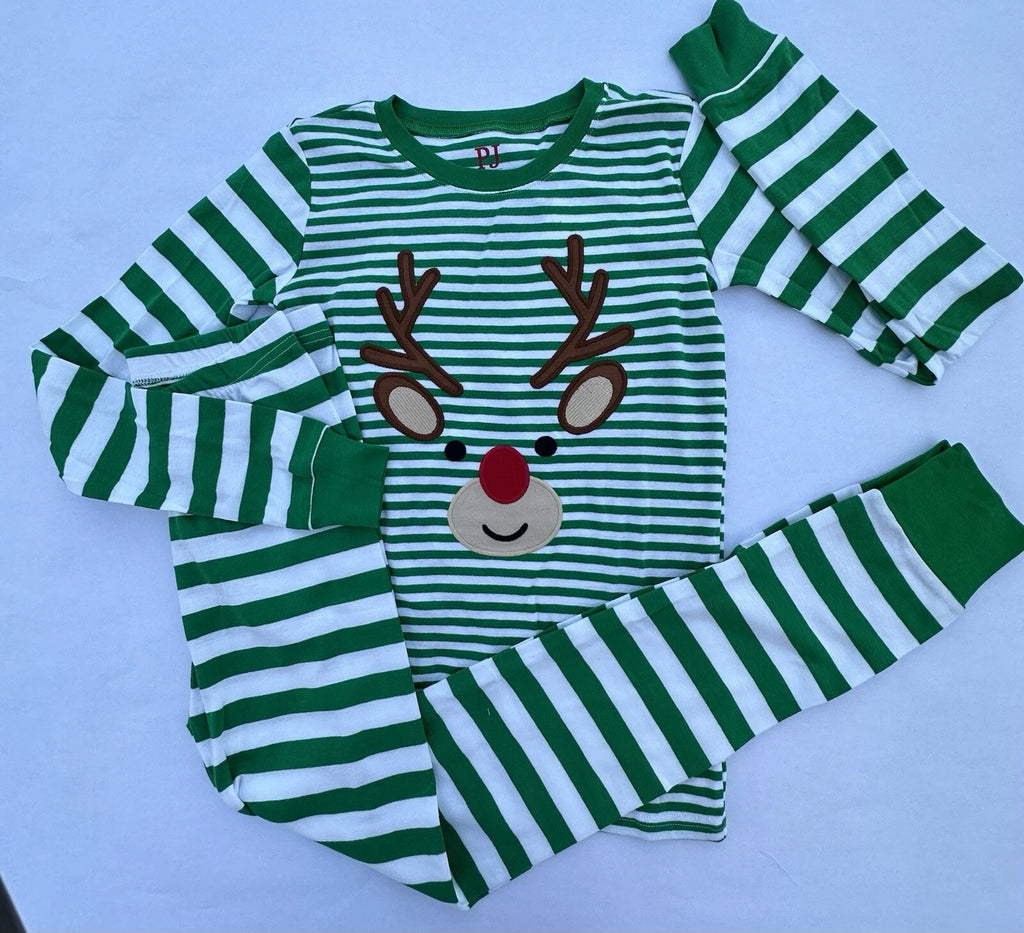 The Children’s Place Christmas Rudolph Pajamas. Boy Girl Unisex 3-6 Mo. NWT