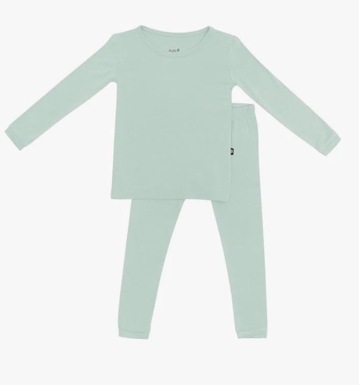 HAPIU Bamboo Pajamas 6 Pcs 3 Set Sage, Slate, Emerald 12/18 Months Boys & Girls