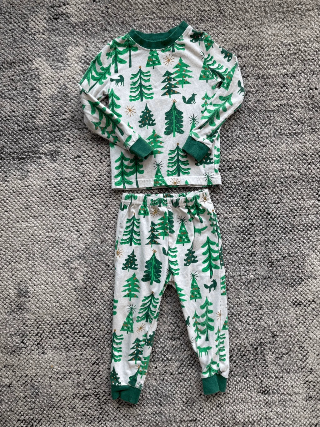 Nordstrom 18-24 Months Baby Christmas Holiday Pajama Set
