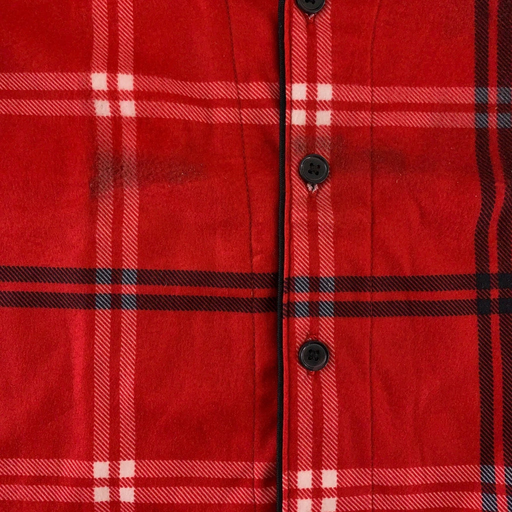 Wondershop Kids Medium (8) Red Plaid Flannel 2 Piece Pajama Set New *Flaw