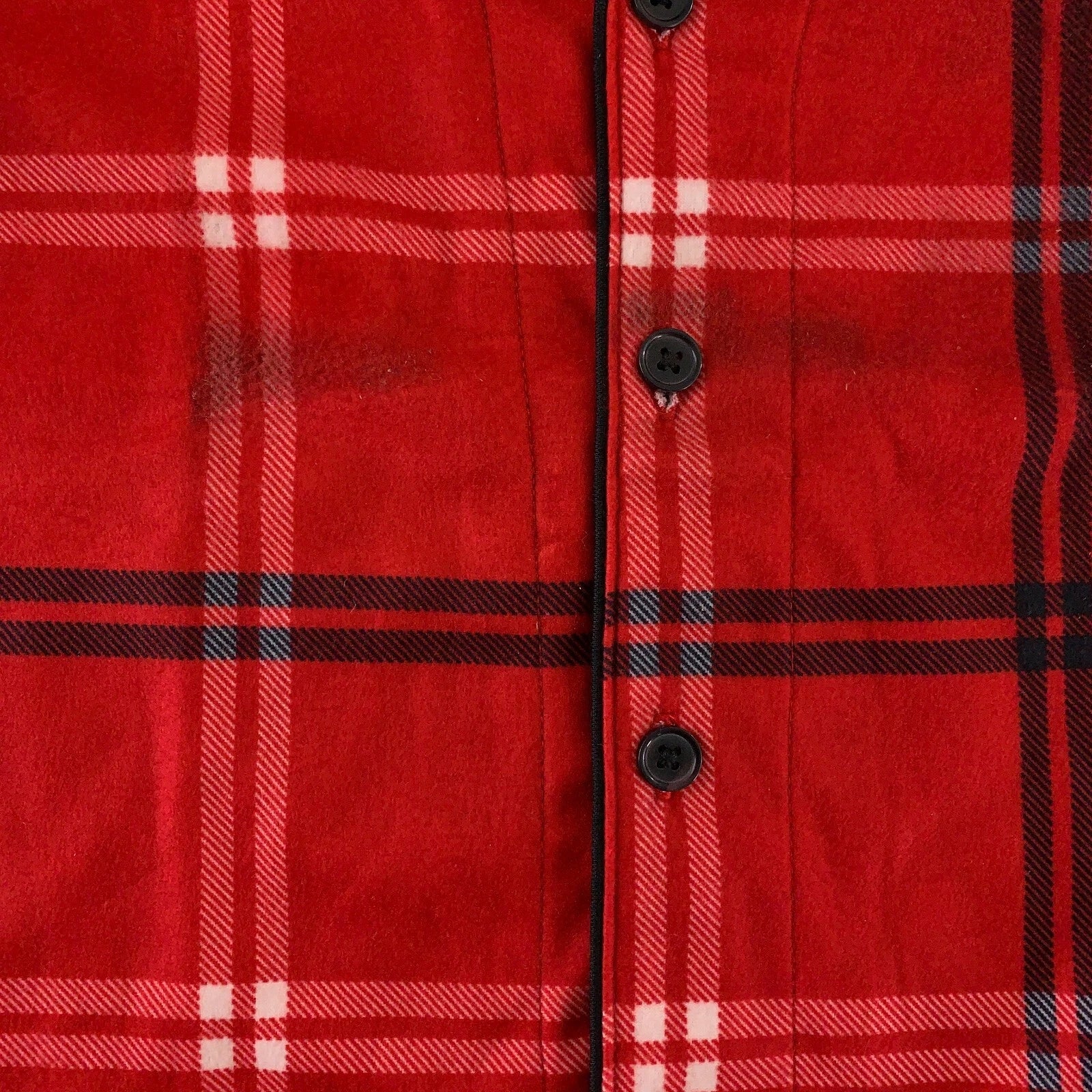 Wondershop Kids Medium (8) Red Plaid Flannel 2 Piece Pajama Set New *Flaw