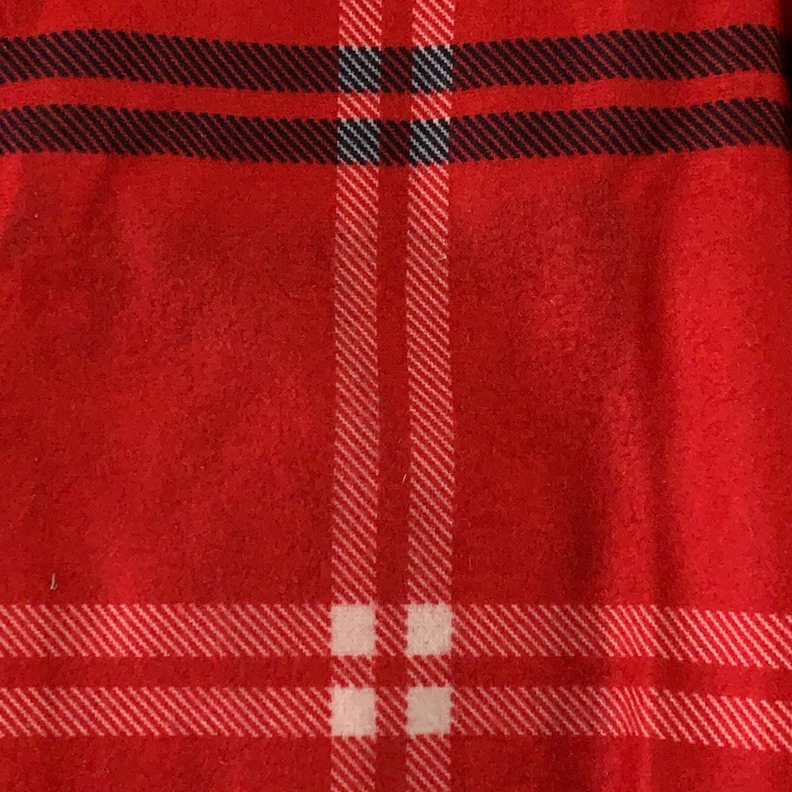 Wondershop Kids Medium (8) Red Plaid Flannel 2 Piece Pajama Set New *Flaw