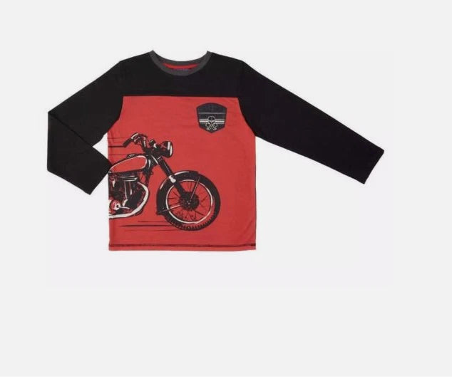 Saint Eve Kids BOYS 3-Piece Pajama Set(BLACK/RED L 14/16)NWT