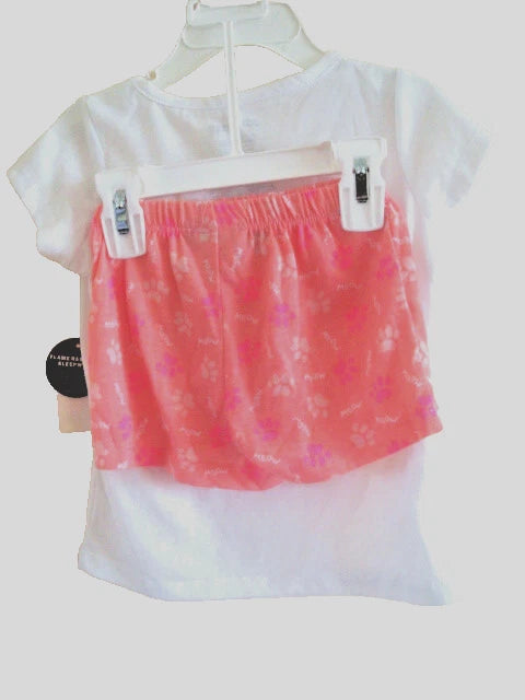 Girls Pajama Set  MEOW Size 3T NEW