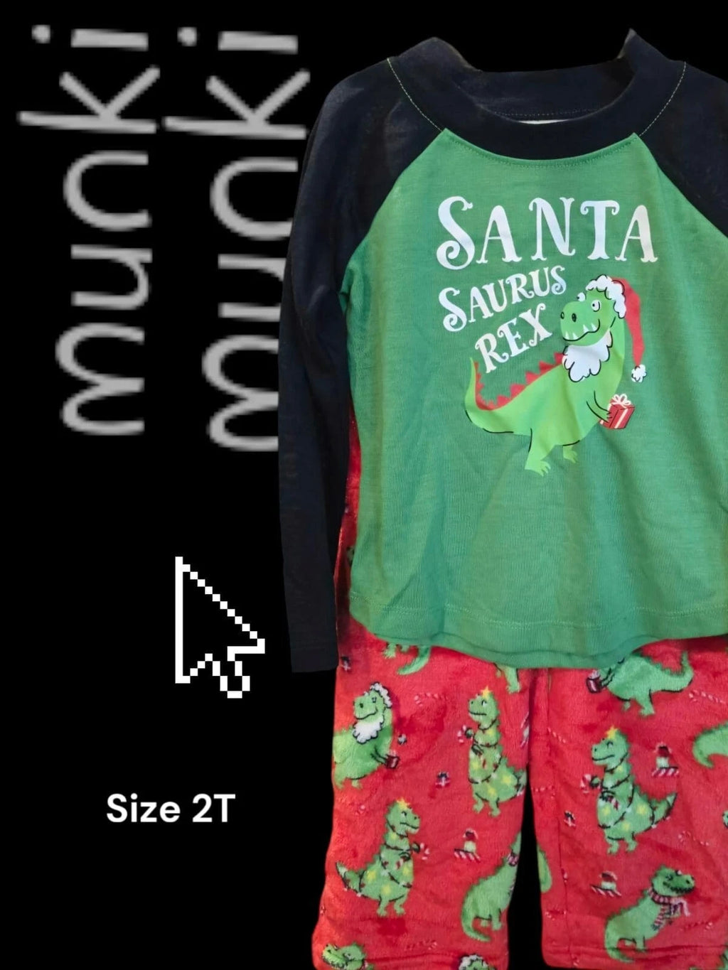Munki Munki kids pajama set size 2T