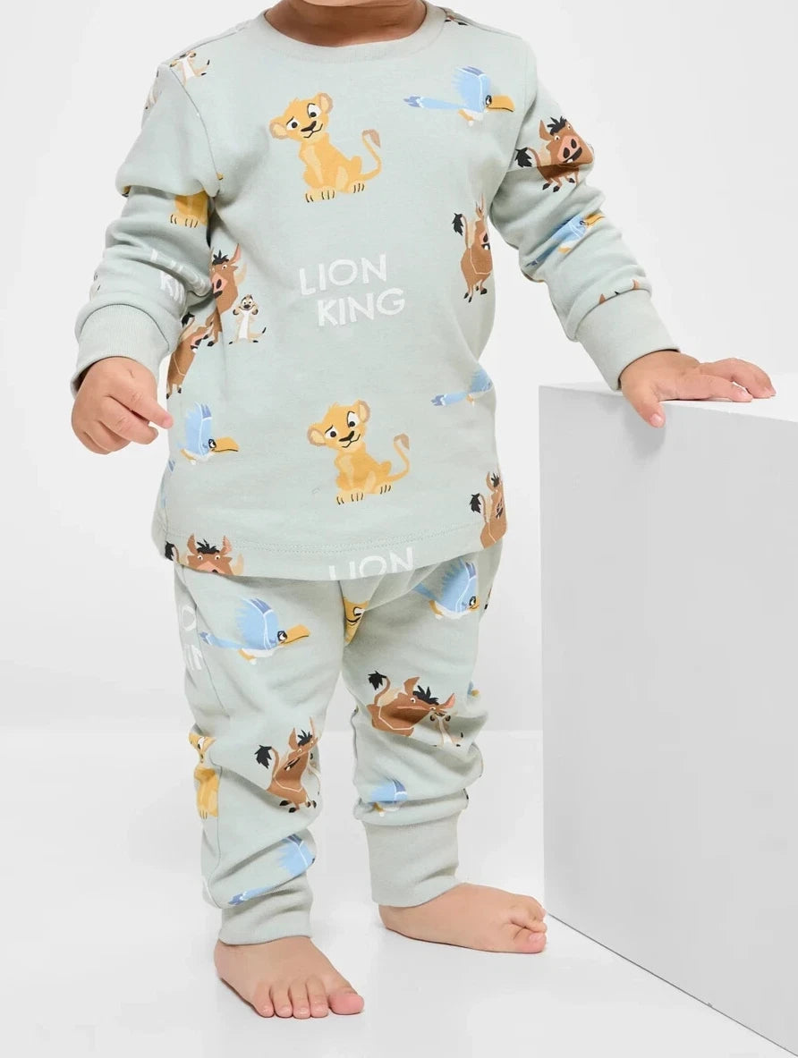 Boys Girls size 2 Green DISNEY LION KING pyjamas Cotton Target NEW A614