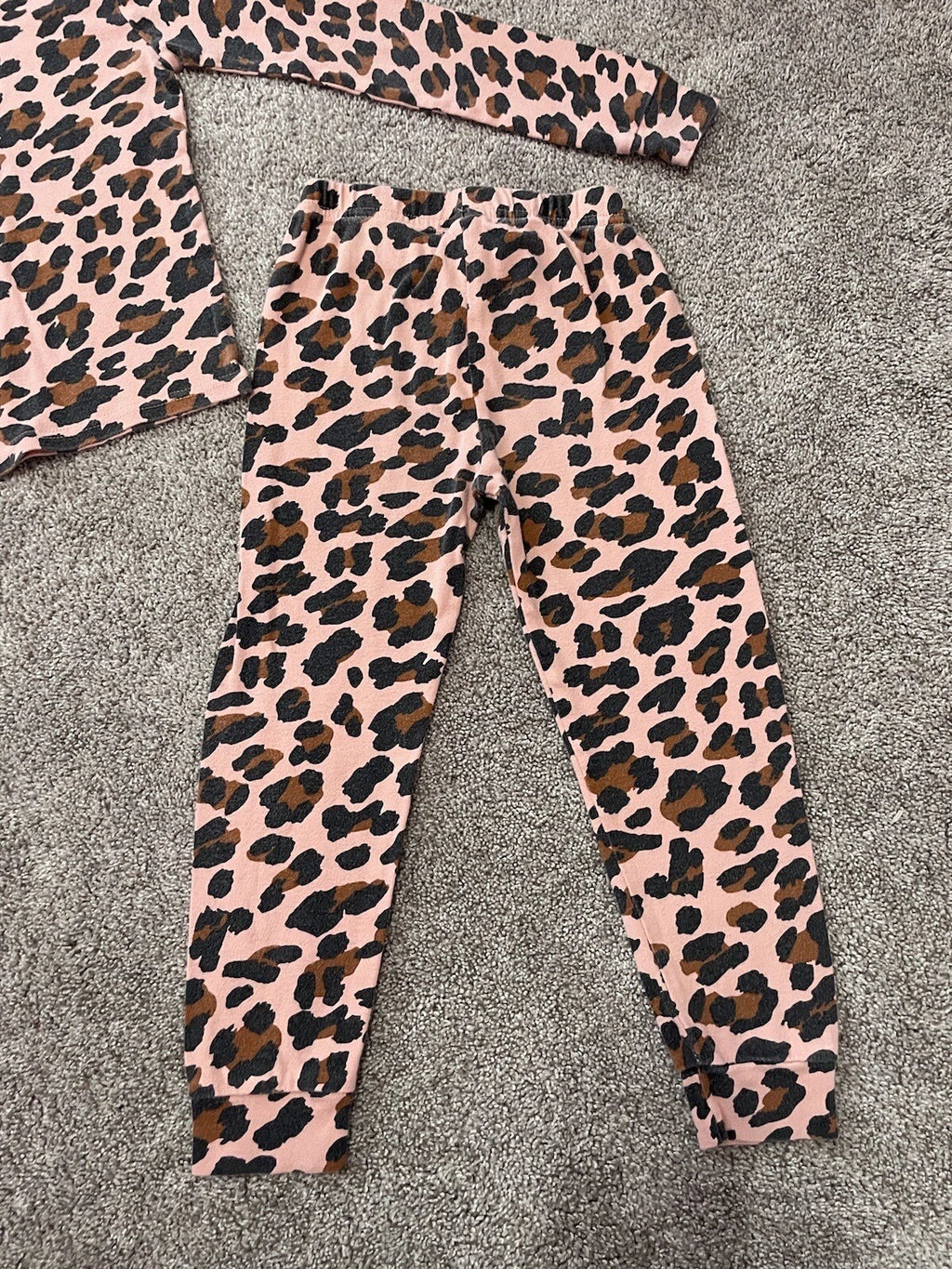 Children’s Place Girls Long Sleeve Animal Print Pajama Set Size 4