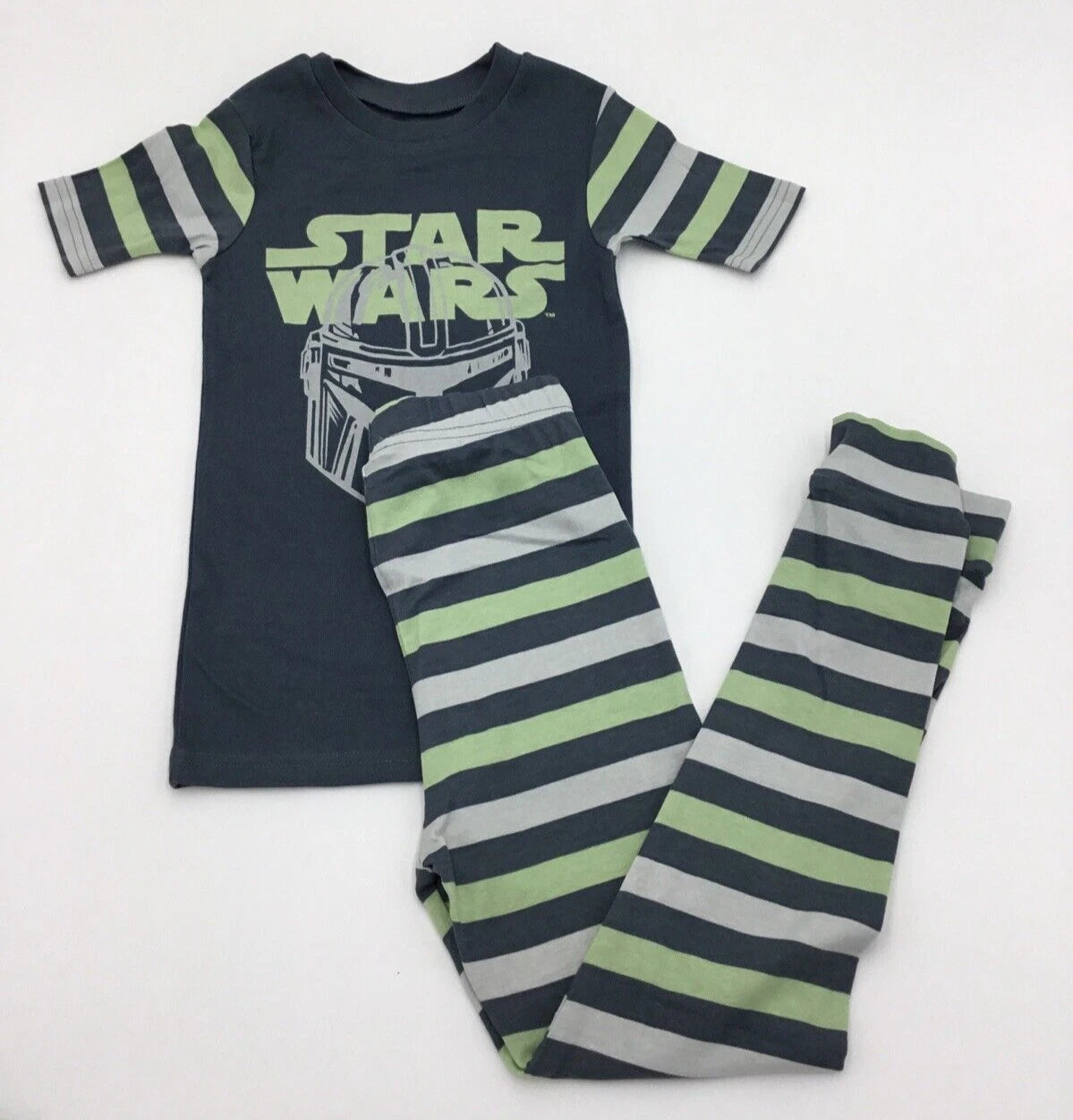 Star Wars The MANDALIRIAN kuids 4 Pieces Pajama Set, Green Multi, Size-6