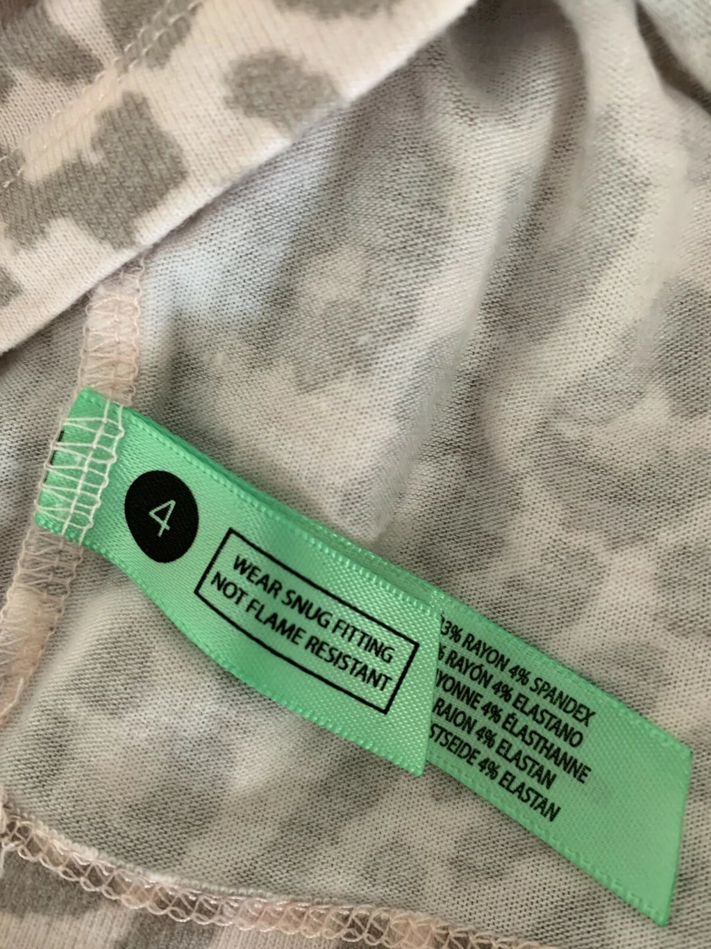 NWT! Honeydew Kids Girls Sz 4 Star Seeker 2pcs Pajama Set Pink Leopard