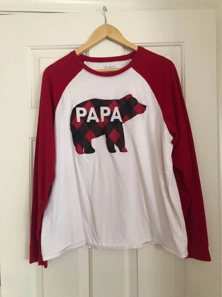 The Children’s Place Men’s PAPA BEAR Pajama Set Size L/G