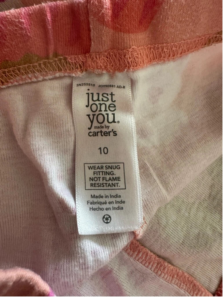 Girls Just One You by Carter's Pajama Set Size 10 Pink