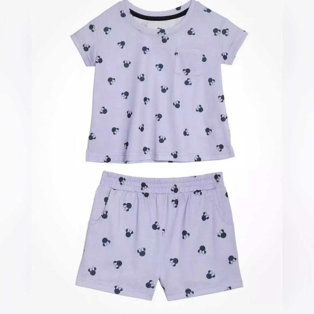 Disney Girl’s Pajamas Sleepwear Purple 2 Piece Set Size 4T NWT