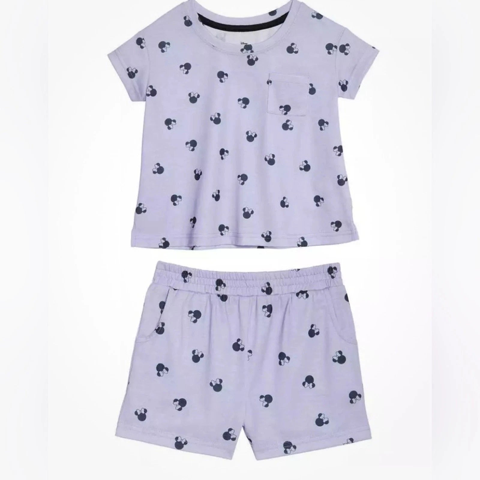 Disney Girl’s Pajamas Sleepwear Purple 2 Piece Set Size 4T NWT