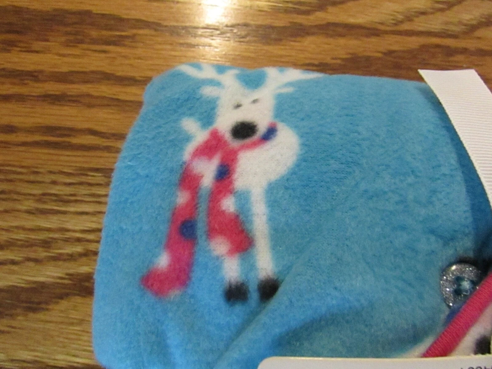 TOTAL GIRL 2 Piece Sleep Pajama Set "BLUE REINDEER  Size XS 4-5 NWT