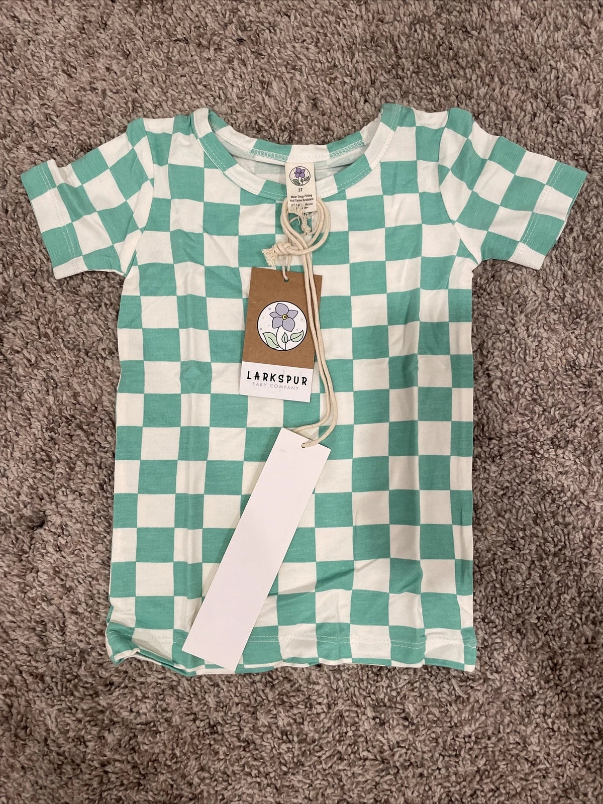 Baby Larkspur Pajama Set Size 3T