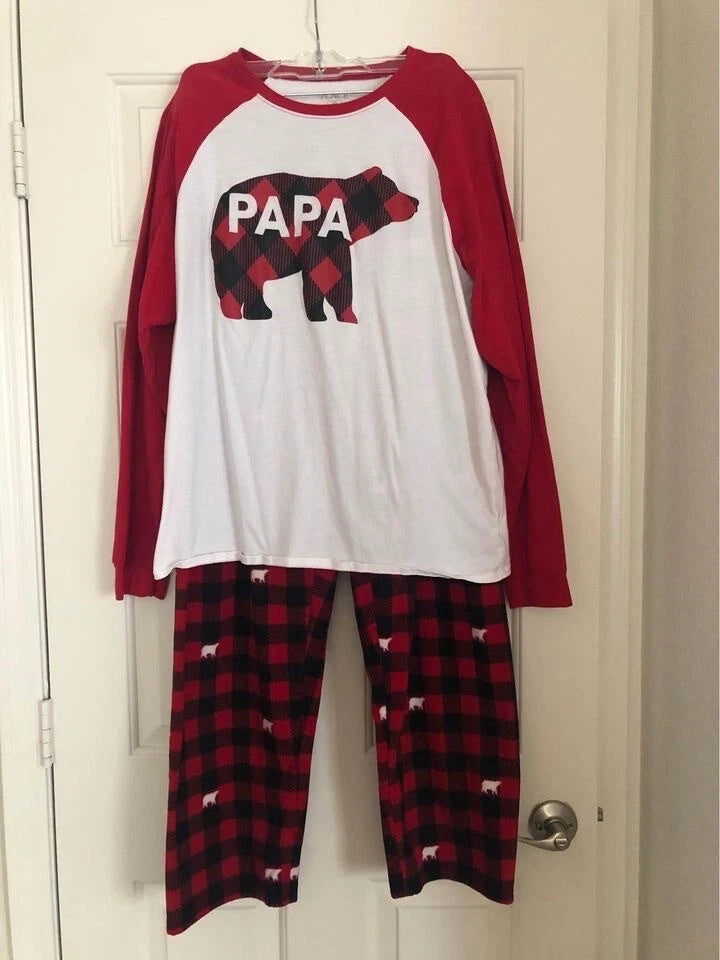 The Children’s Place Men’s PAPA BEAR Pajama Set Size L/G