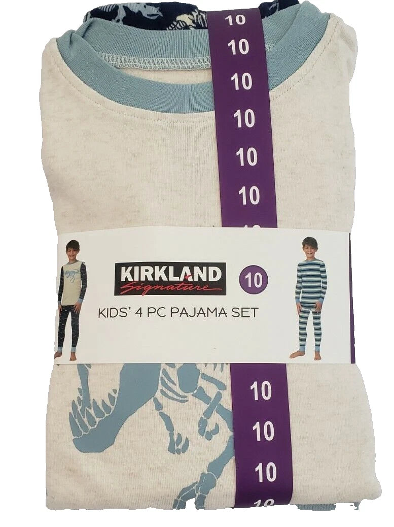Kirkland kids Pyjama 4p Set 10 years  New