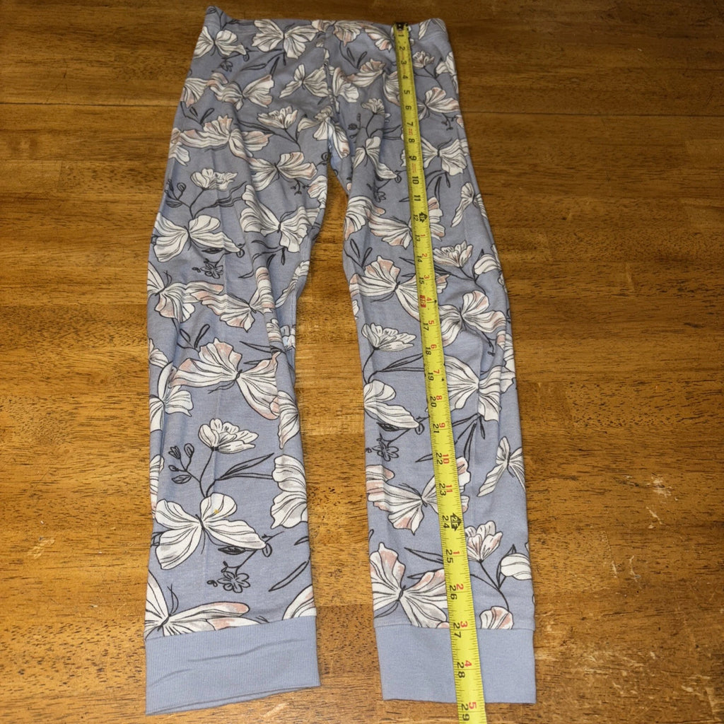 Carter's Girls 8/8A  Pajama Set Snug fit  Butterfly Flowers Purple Cotton