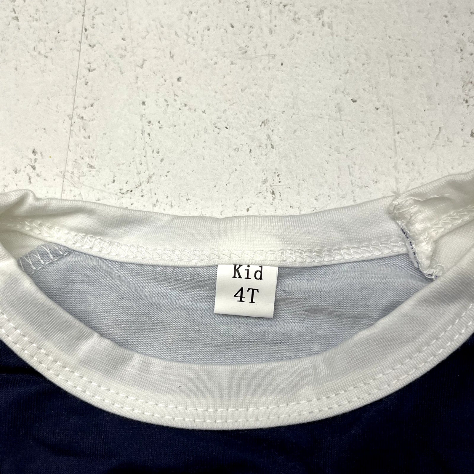 Blue "Let It Snow" Graphic Print 2 Piece Long Sleeve Pajama Set Kids Size 4T NEW