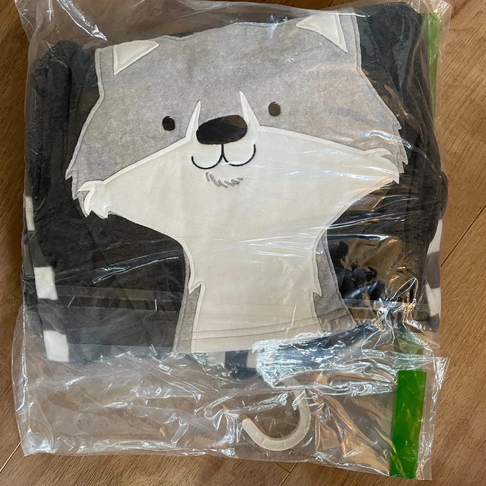 Carter’s Pajamas Boys Size 8 Fox Fleece Black White Plaid 2 Piece Set