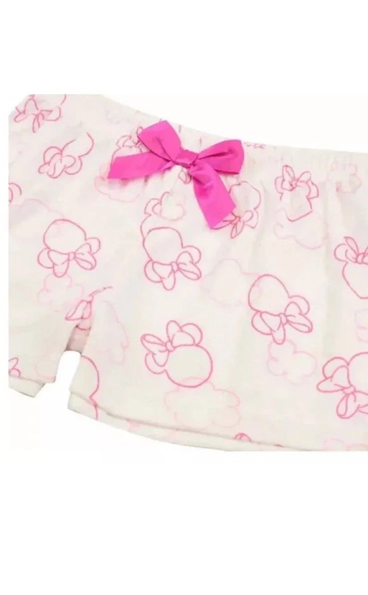 AME Kids'  Disney Junior Minnie Mouse Character 3-piece Pajama Set, Pink, 5 B84