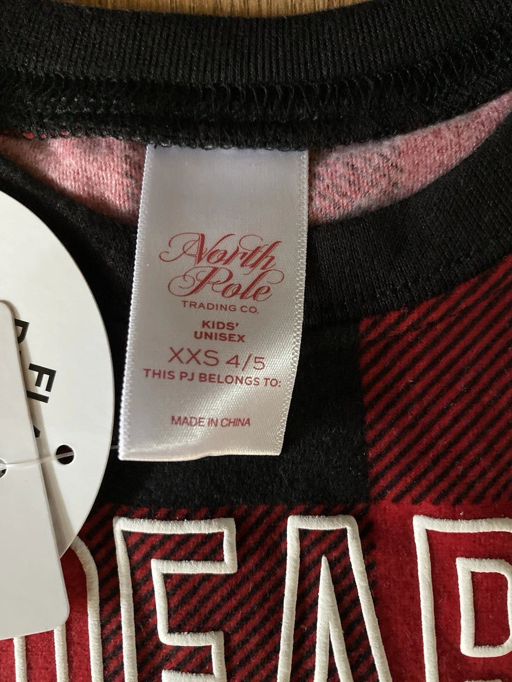 North Pole Pajama Set 2pc Kids Unisex Size: XXS 4/5