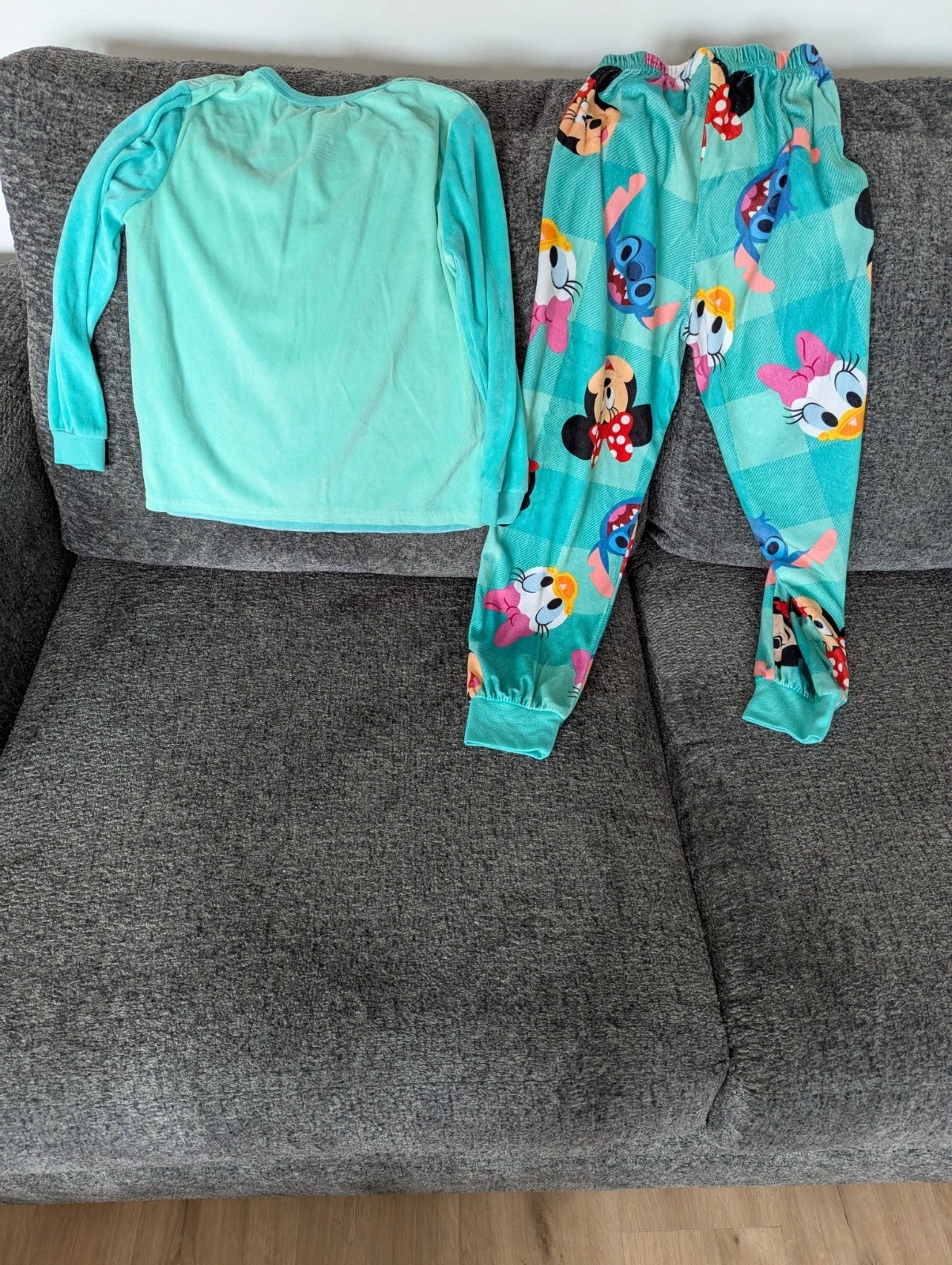 Girls 100 Anniversary Disney Pajama Set Size (8) Medium