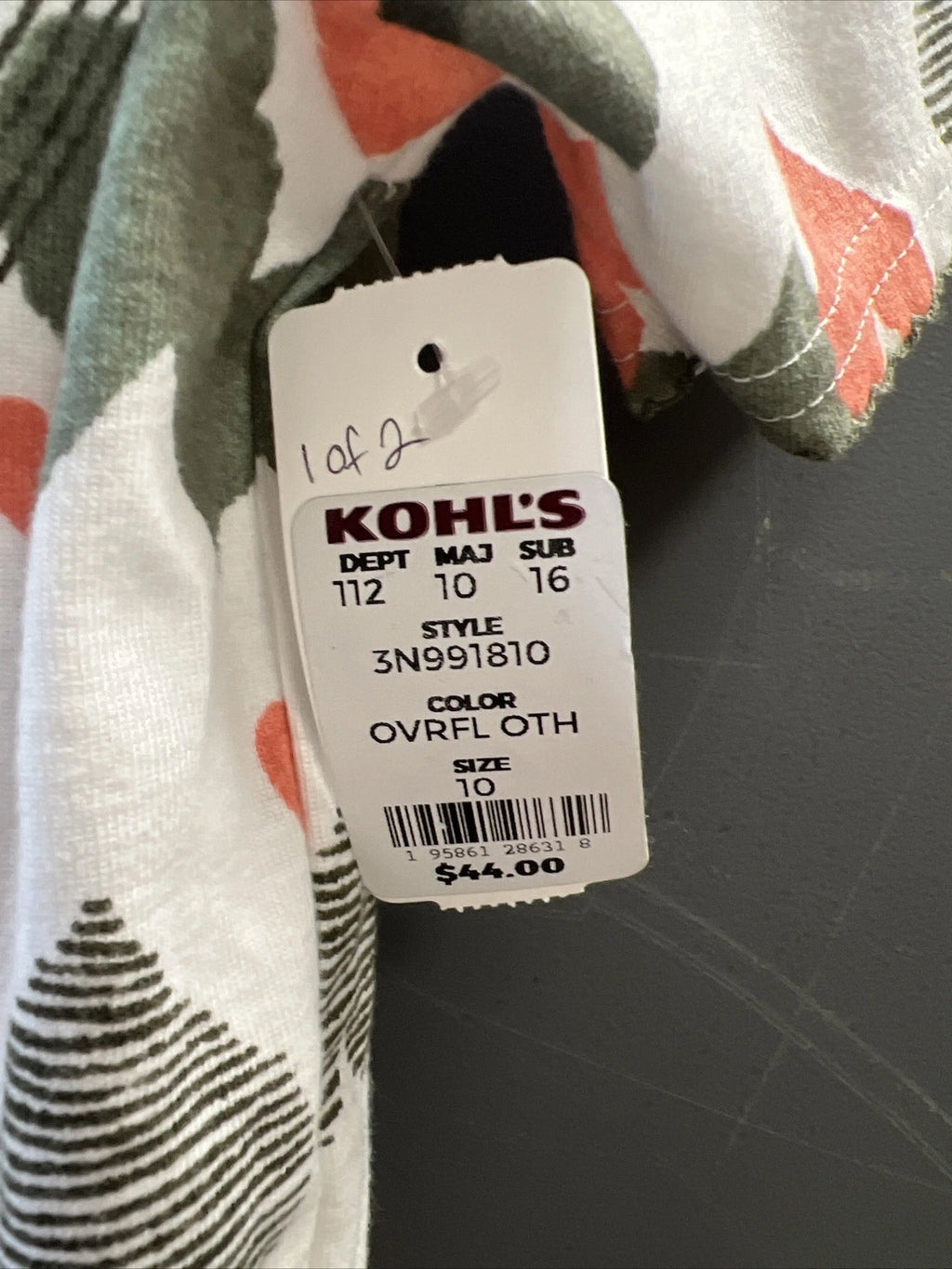 Carters Girls White Multicolored Heart Pajama Set Sz 10/10A NWT