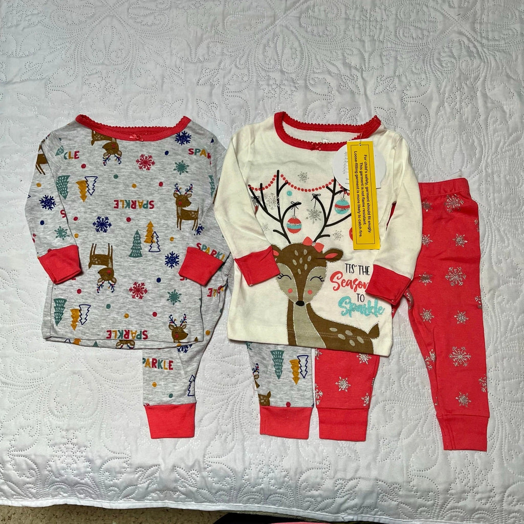 NWT Koala Kids Holiday PJ Set Bundle Size 12m