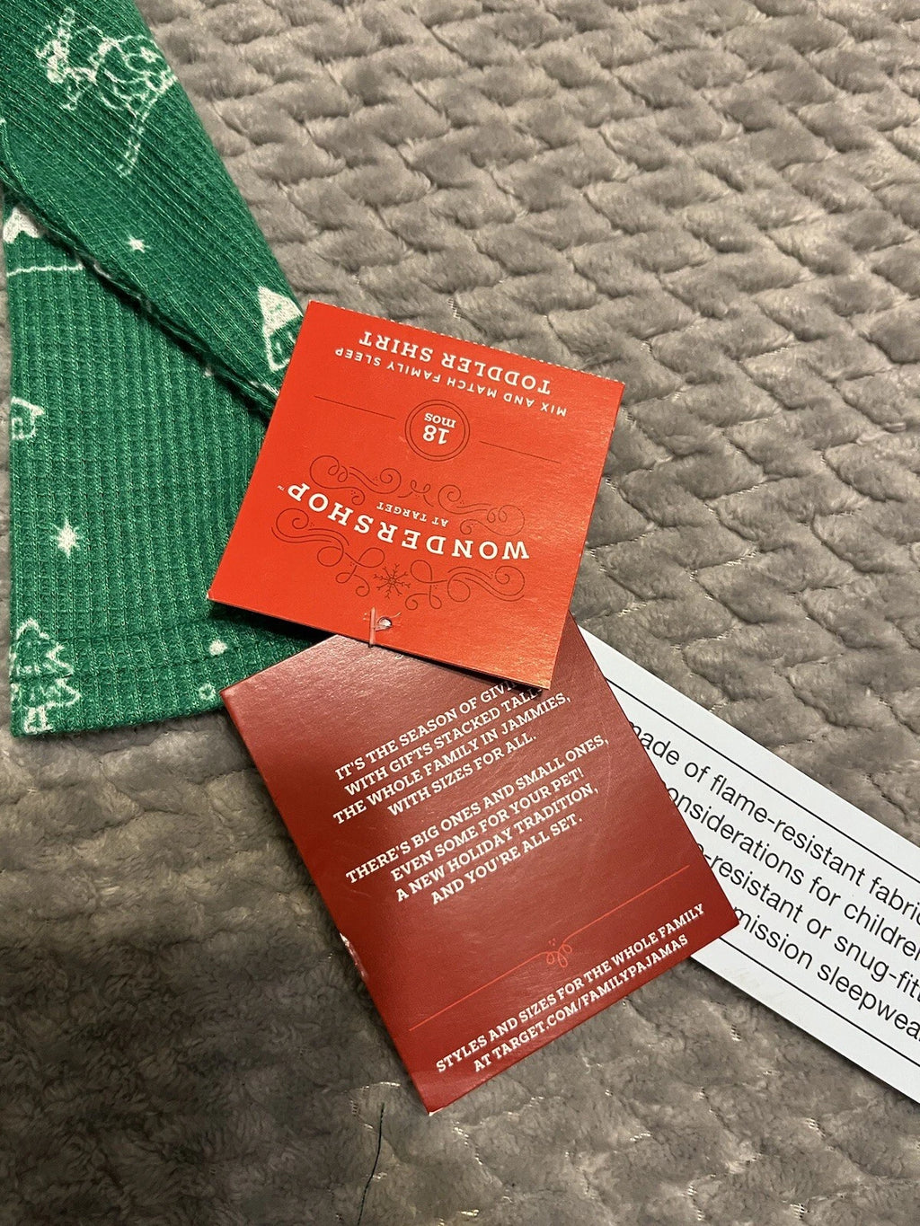 Wondershop Toddler 2 Pieces Set Pajama Size 18 M