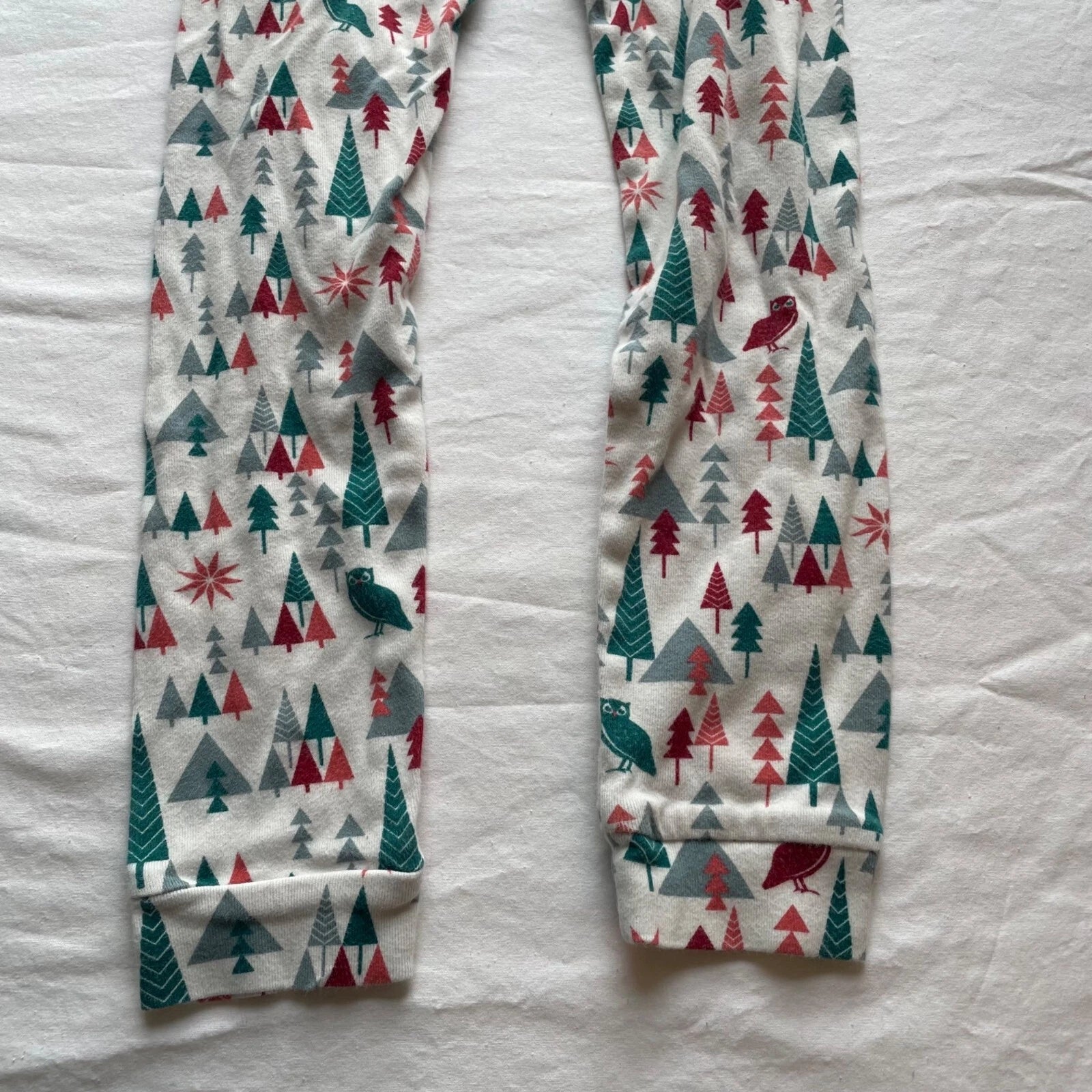 Tea Collection Kids Winter Woodland Pajama Set Size 8