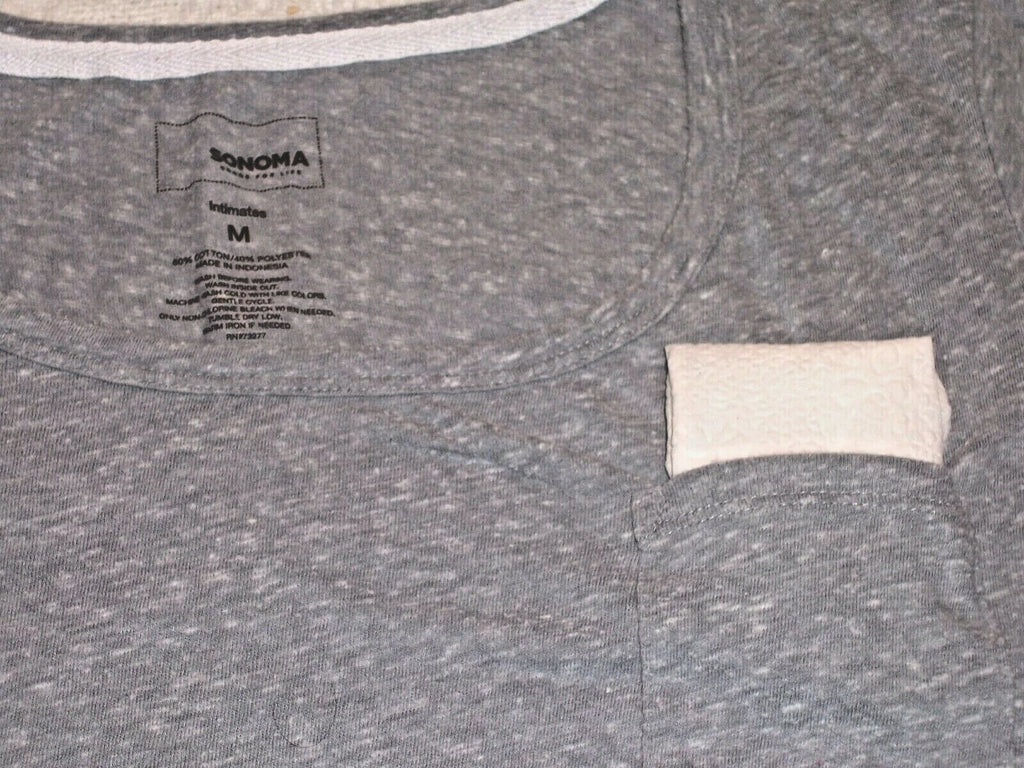 (S138)-Sonoma Intimates-2 Pc Pajama Set-Size Girls Junior M & Purple Sleep Mask